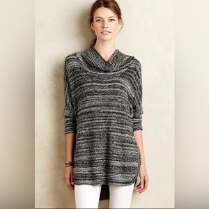 Field and Flower Hi Low Cowl Neck Sweater